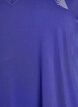 Lockeres Trainings-T-Shirt mit V-Ausschnitt, Lila, Packshot image number 2
