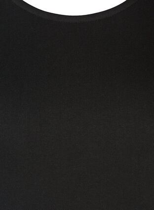 Sweatkleid aus Baumwolle mit Taschen und A-Linie, Black, Packshot image number 2