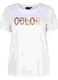 T-Shirt aus Baumwolle mit Print