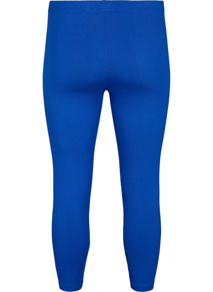 Basic 3/4-Leggings aus Viskose, Blau, Packshot image number 1