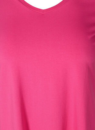 Basic T-Shirt, Fuchsia Purple, Packshot image number 2