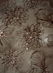 Bluse aus Mesh mit Blumen und Pailletten, Braun, Packshot image number 2