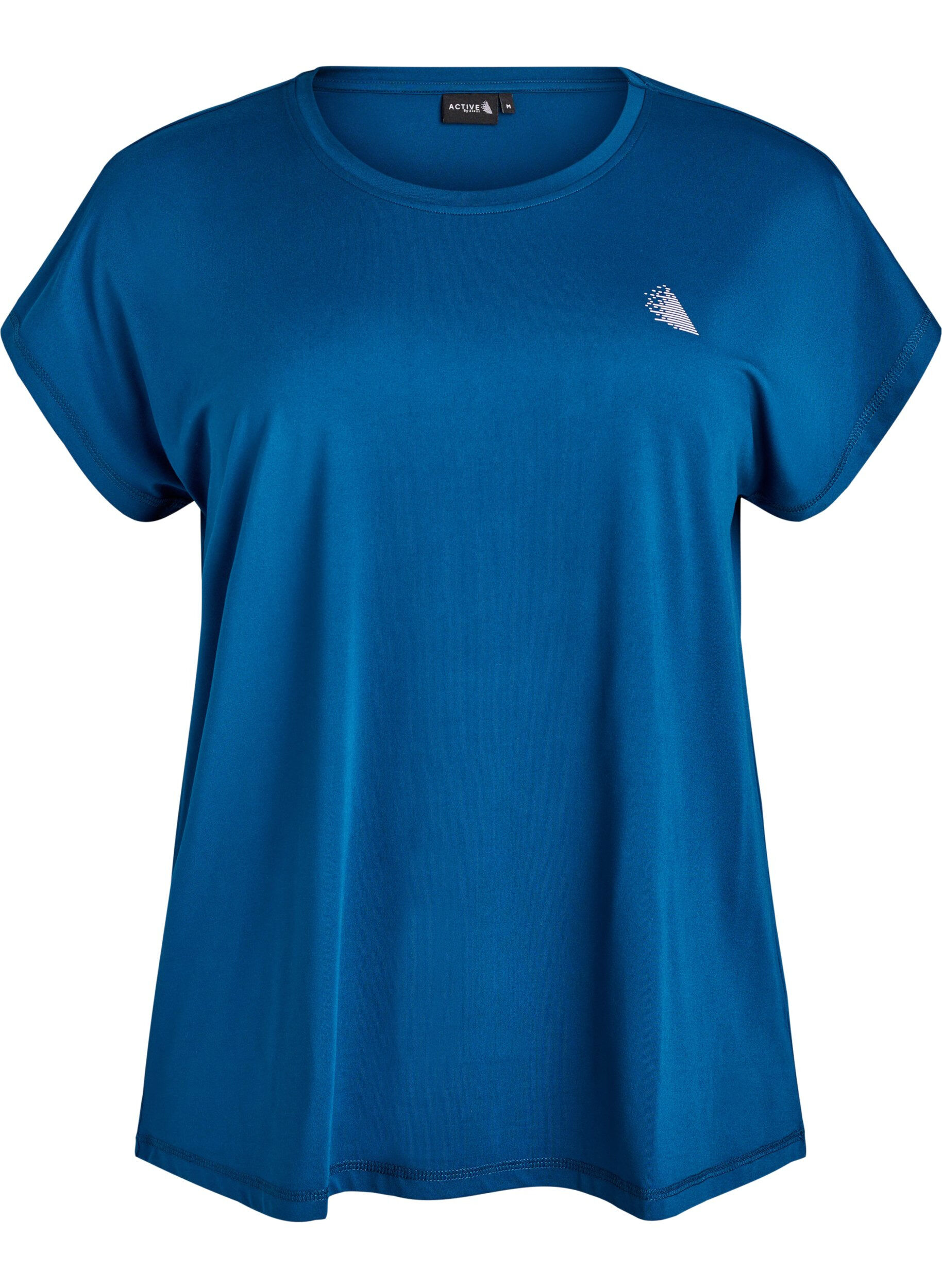 Einfarbiges Trainings-T-Shirt