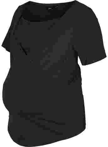 Kurzärmeliges Umstands-T-Shirt aus Baumwolle