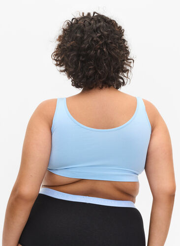 Seamless BH mit Stretch, Blue Bell, Model image number 1