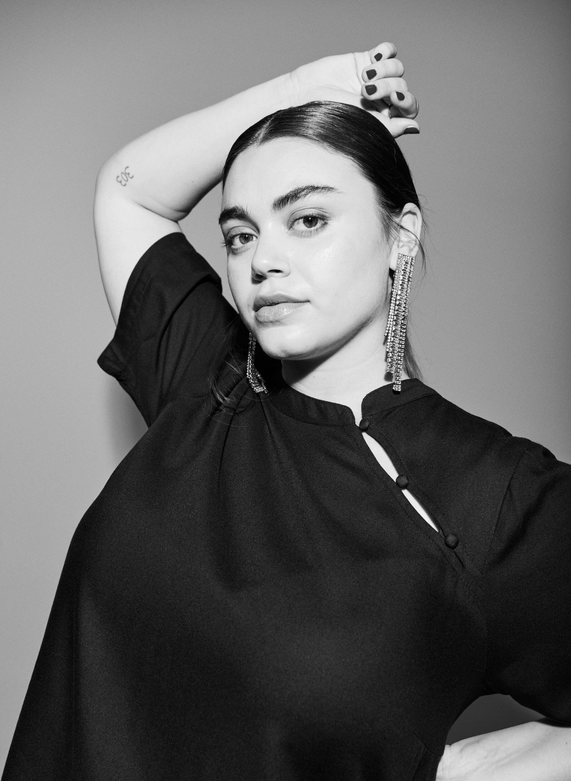 ZizziKurzarmbluse mit diagonaler Knopfleiste, Schwarz, Image image number 0