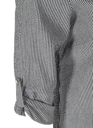 Gestricktes Baumwollkleid, Black Stripe, Packshot image number 3