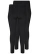 2-pack Basic Leggings, Schwarz, Packshot image number 1