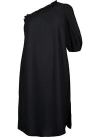 One-Shoulder-Kleid aus Viskose