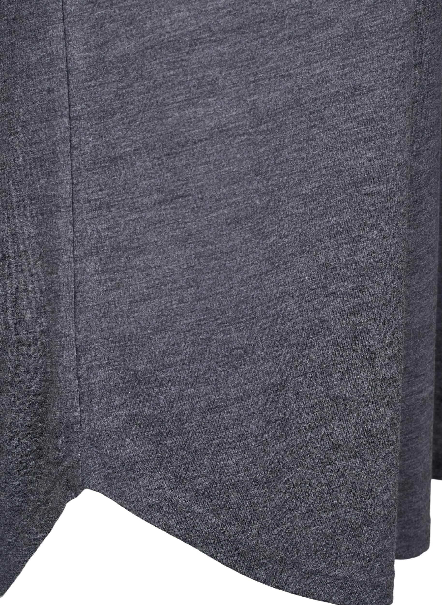 ZizziKurz&auml;rmliges Nachthemd mit Textdruck, , Packshot image number 3