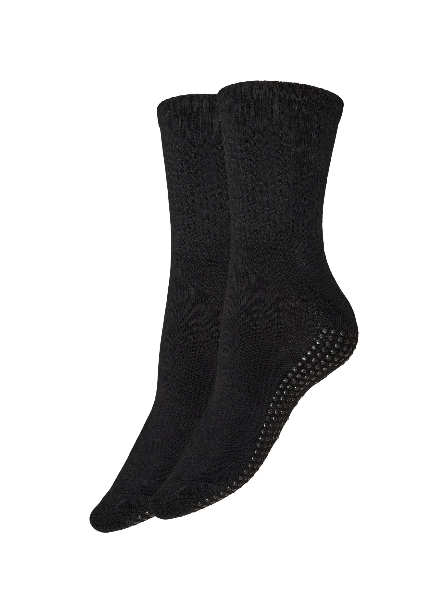 2er-Pack Reformer-Socken mit rutschfesten Griffen