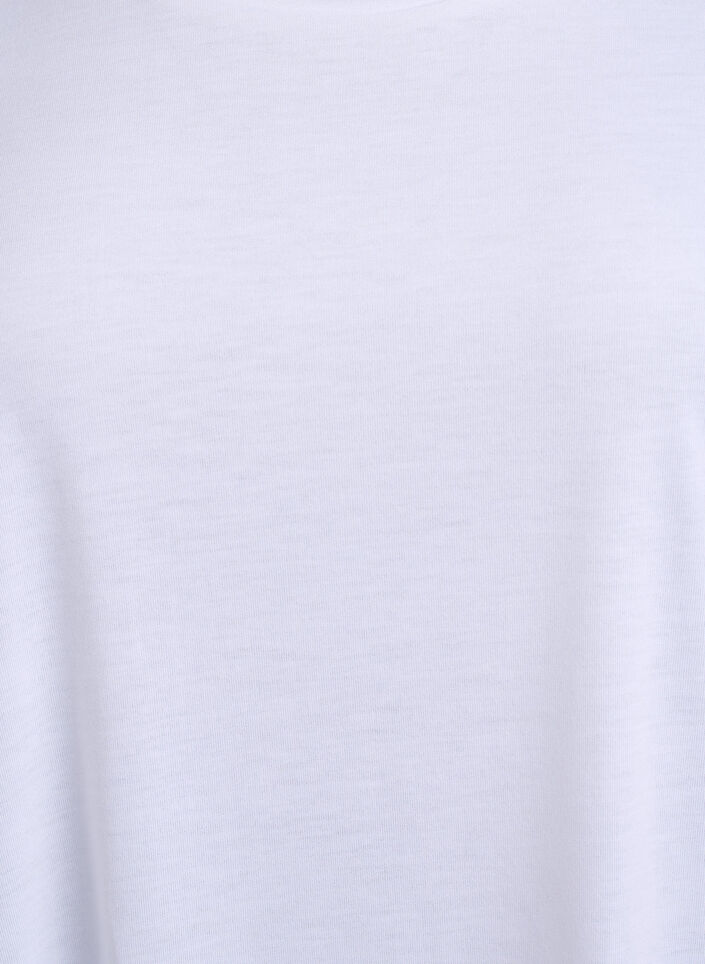 Kurz&auml;rmliges Nachthemd mit Textdruck, , Packshot image number 2