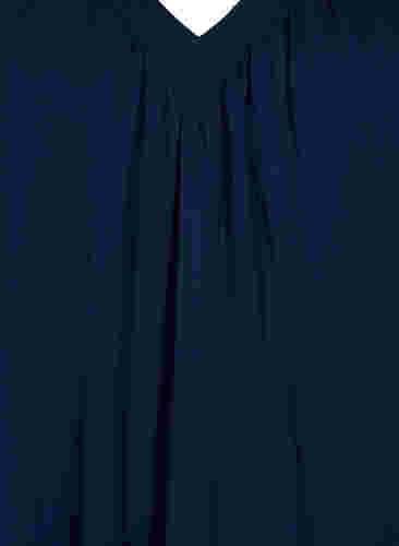 Lockeres Kleid mit kurzen Ärmeln, Navy Blazer, Packshot image number 2