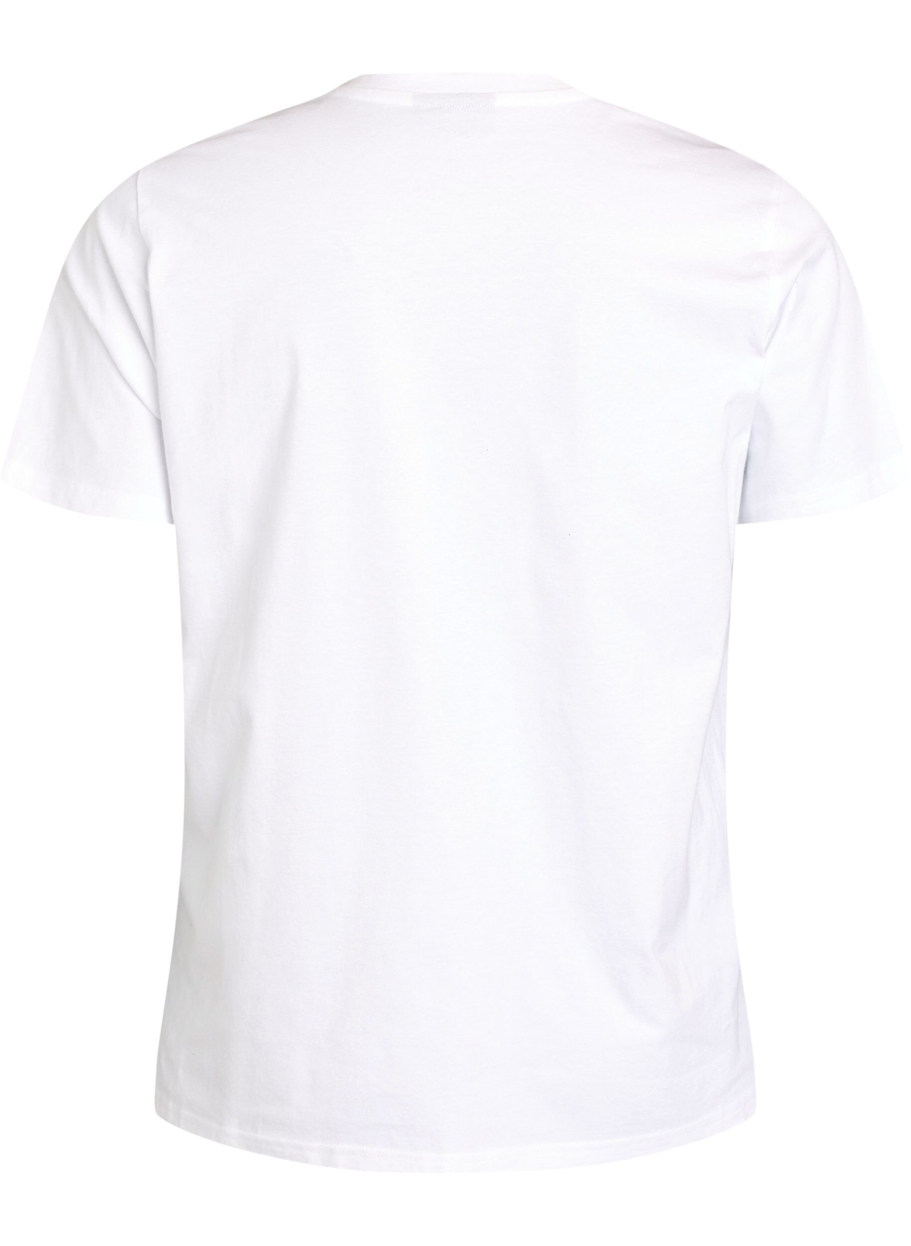 ZizziT-Shirt aus Biobaumwolle mit Zitrusmotiv, Wei&szlig;, Packshot image number 1