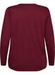 Langarmshirt mit V-Ausschnitt und Kn&ouml;pfen, Rot, Packshot image number 1