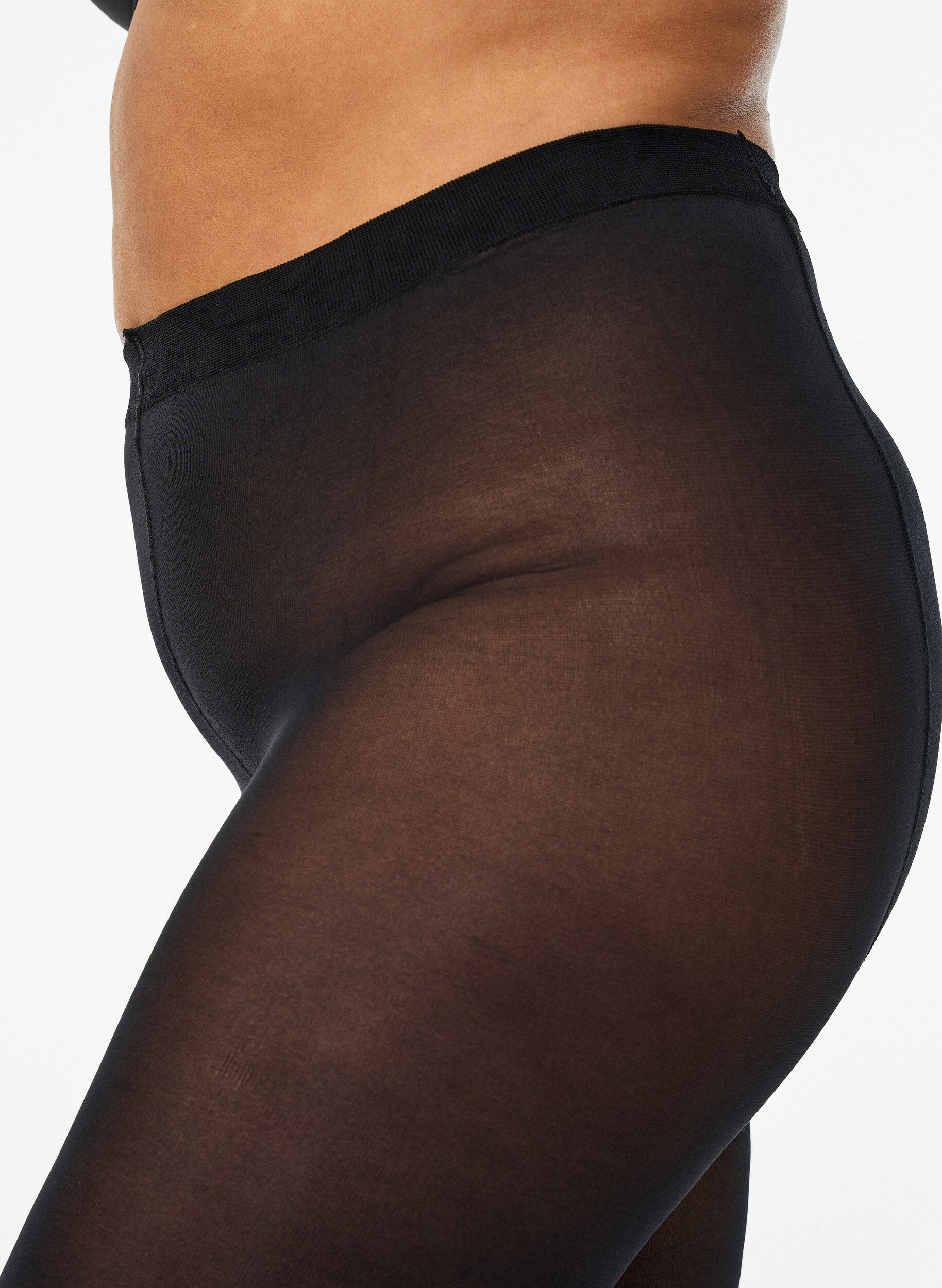 Zizzi2er-Pack Strumpfhose in 100 DEN, Schwarz, Model image number 2