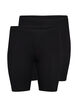 2er-Pack Radlershorts aus Viskose, Schwarz, Packshot image number 0