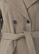 Kurze Wolljacke mit Gürtel, Desert Taupe Mel., Packshot image number 2