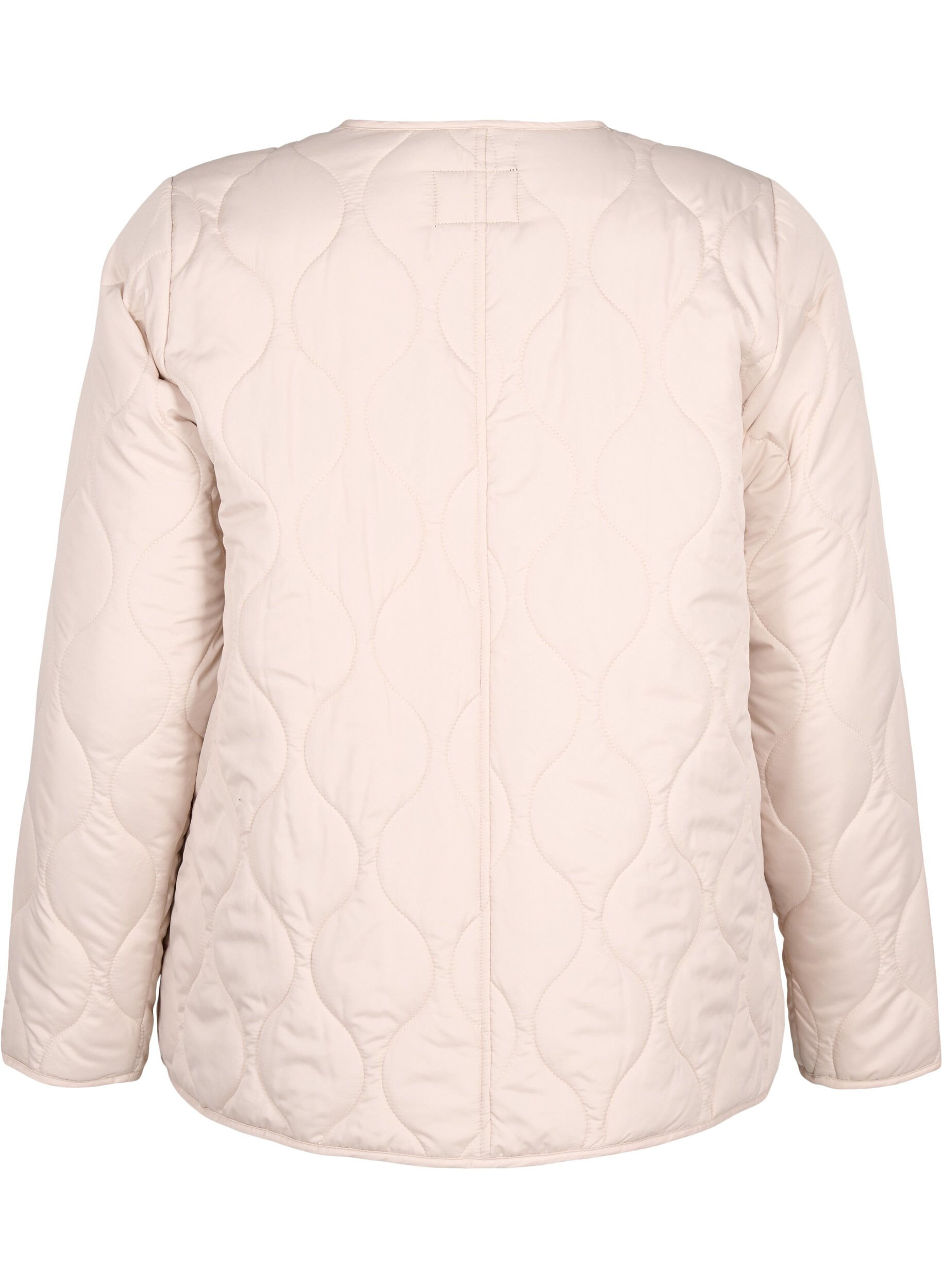 ZizziGesteppte Jacke mit Kn&ouml;pfen, Pumice Stone, Packshot image number 1