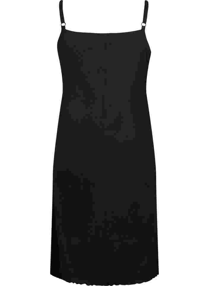 Schwangerschaftskleid aus Ripp, Black, Packshot image number 1