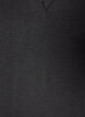 Tunika mit transparenten &Auml;rmeln aus Spitze, Schwarz, Packshot image number 2