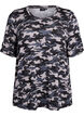 T-Shirt mit TENCEL&trade; Lyocell und Tarnmuster, Grau, Packshot image number 0