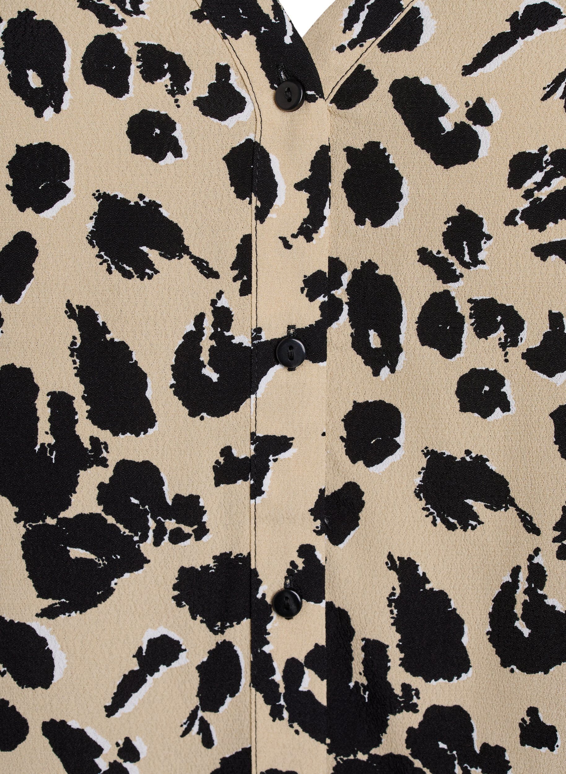 ZizziKurz&auml;rmelige Bluse aus Viskose, Beige, Packshot image number 2