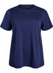 Basic T-Shirt aus Baumwolle mit Rundhalsausschnitt, Blau, Packshot image number 0