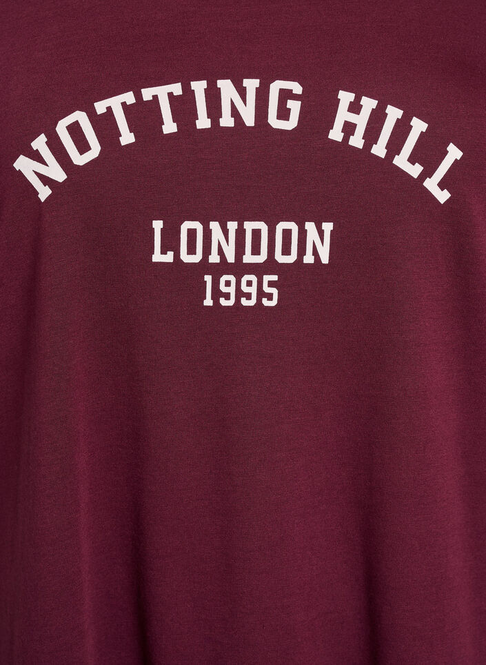 T-Shirt mit Print, Rot, Packshot image number 2