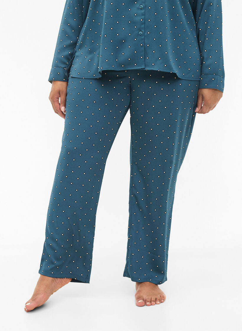 Gedruckte Pyjamahosen, Balsam AOP, Model image number 2