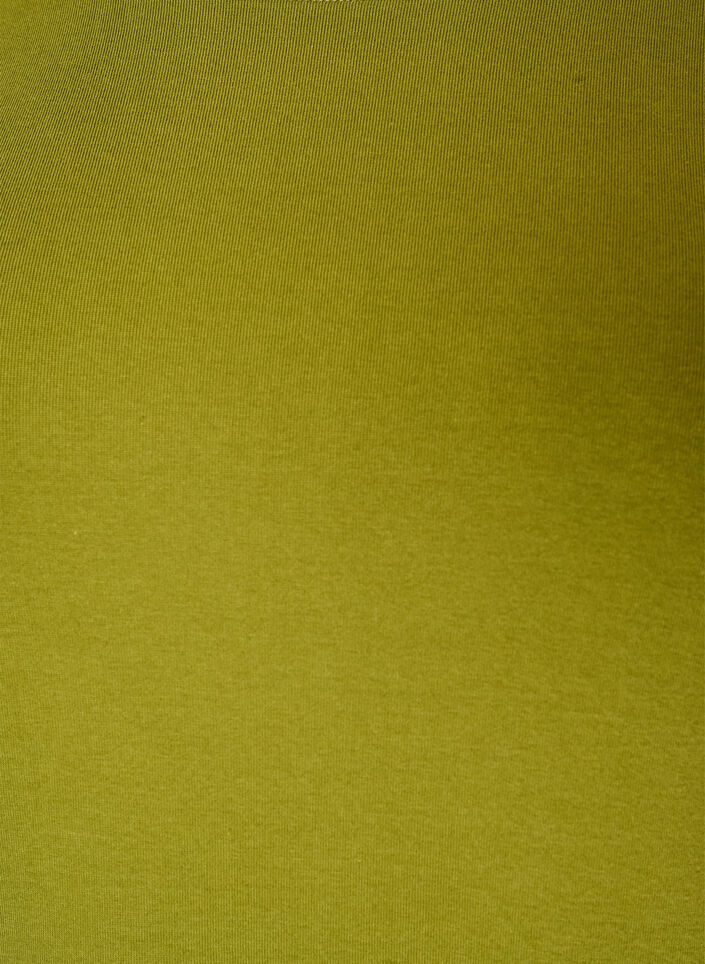 Langarm-Basic-T-Shirt mit Rundhalsausschnitt, Gr&uuml;n, Packshot image number 2