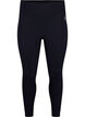 Trainingstights mit verstärkten Innenseiten, Black, Packshot image number 0