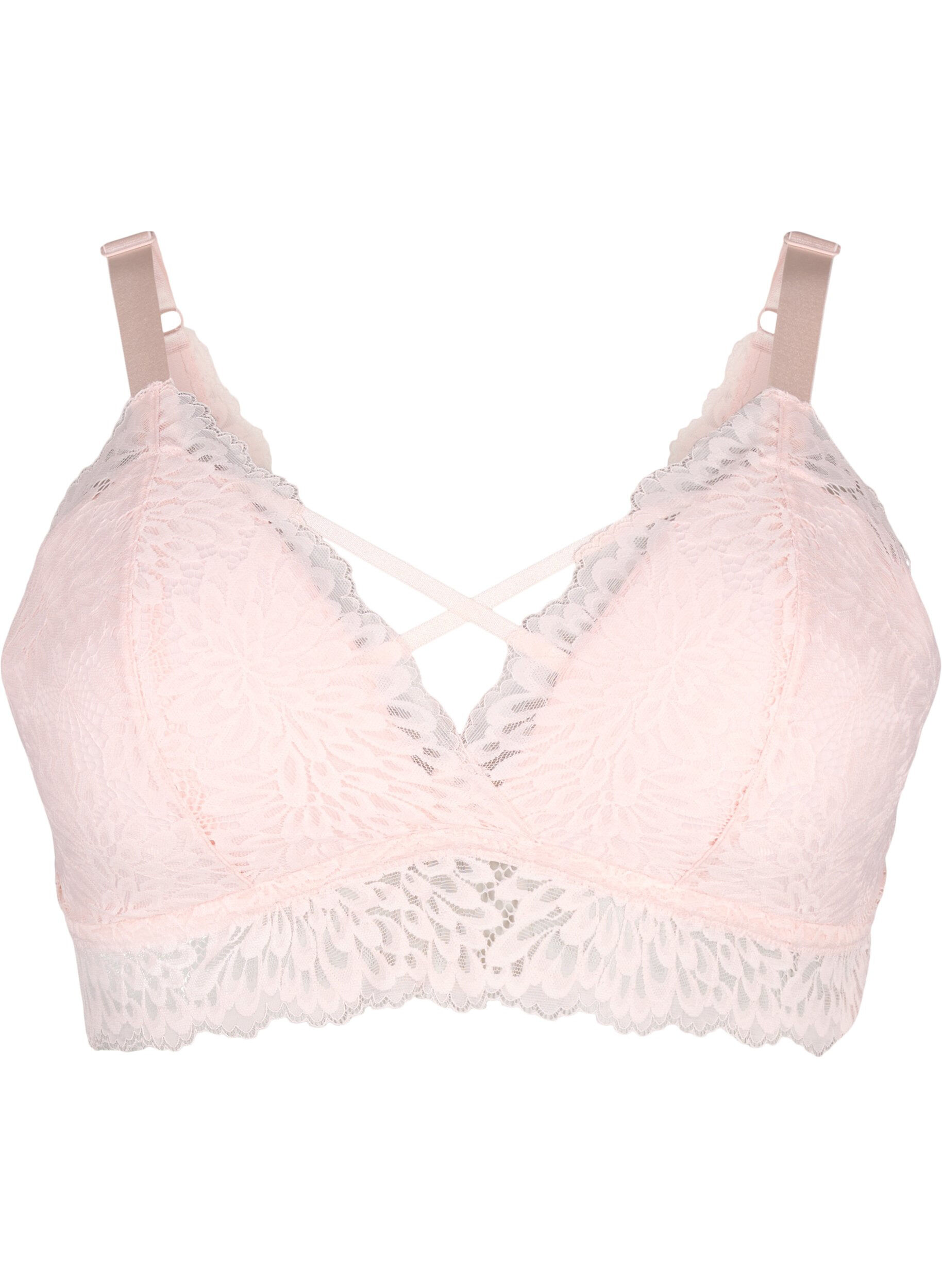 ZizziBralette mit String-Detail und weicher Polsterung, Peach Blush, Packshot image number 0