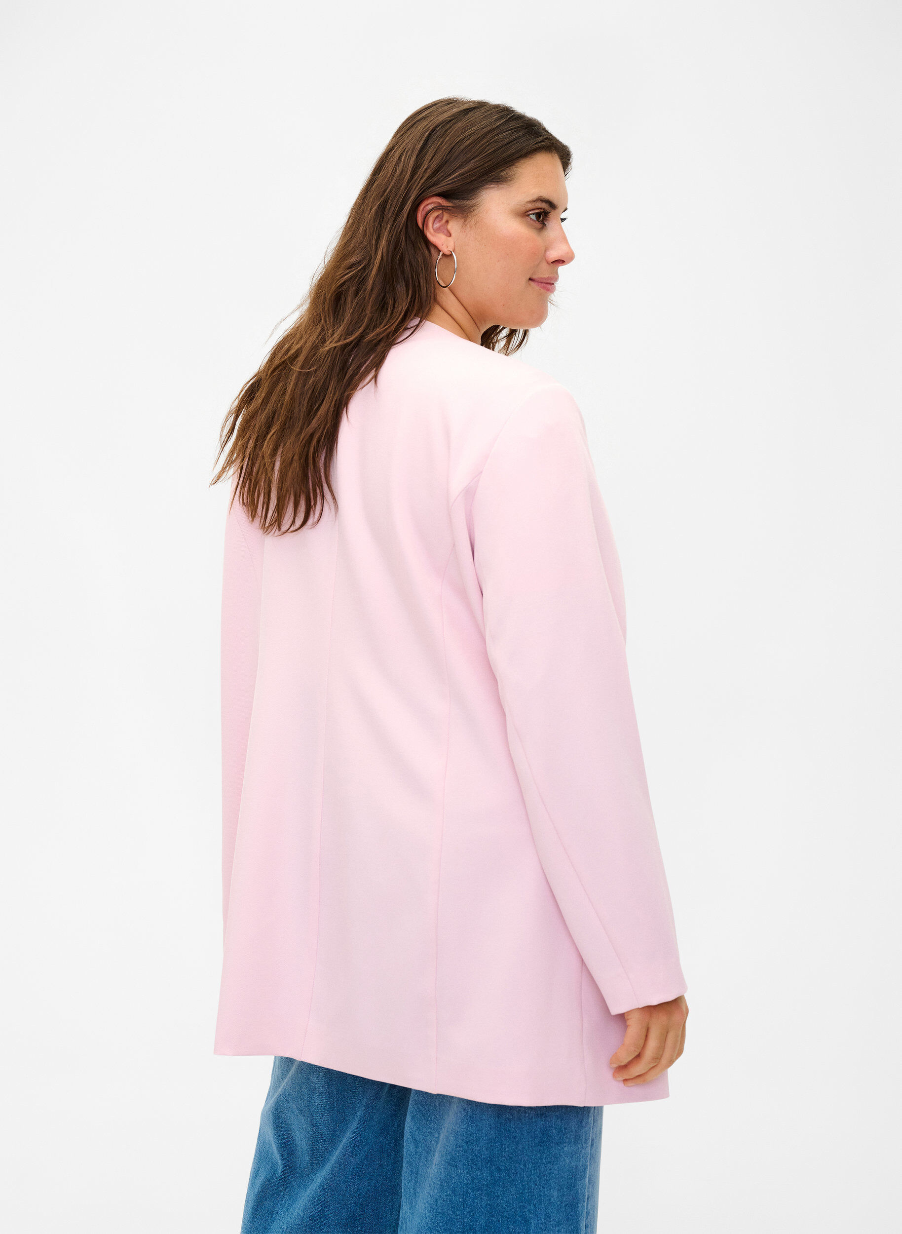 ZizziFr&uuml;hlingsjacke mit verdeckter Knopfleiste, Parfait Pink, Model image number 1