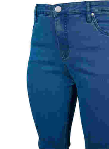 Hochtaillierte Super Slim Amy Jeans, Mid Blue, Packshot image number 2