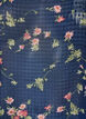 Gebl&uuml;mte Bluse mit V-Ausschnitt, Blau, Packshot image number 2