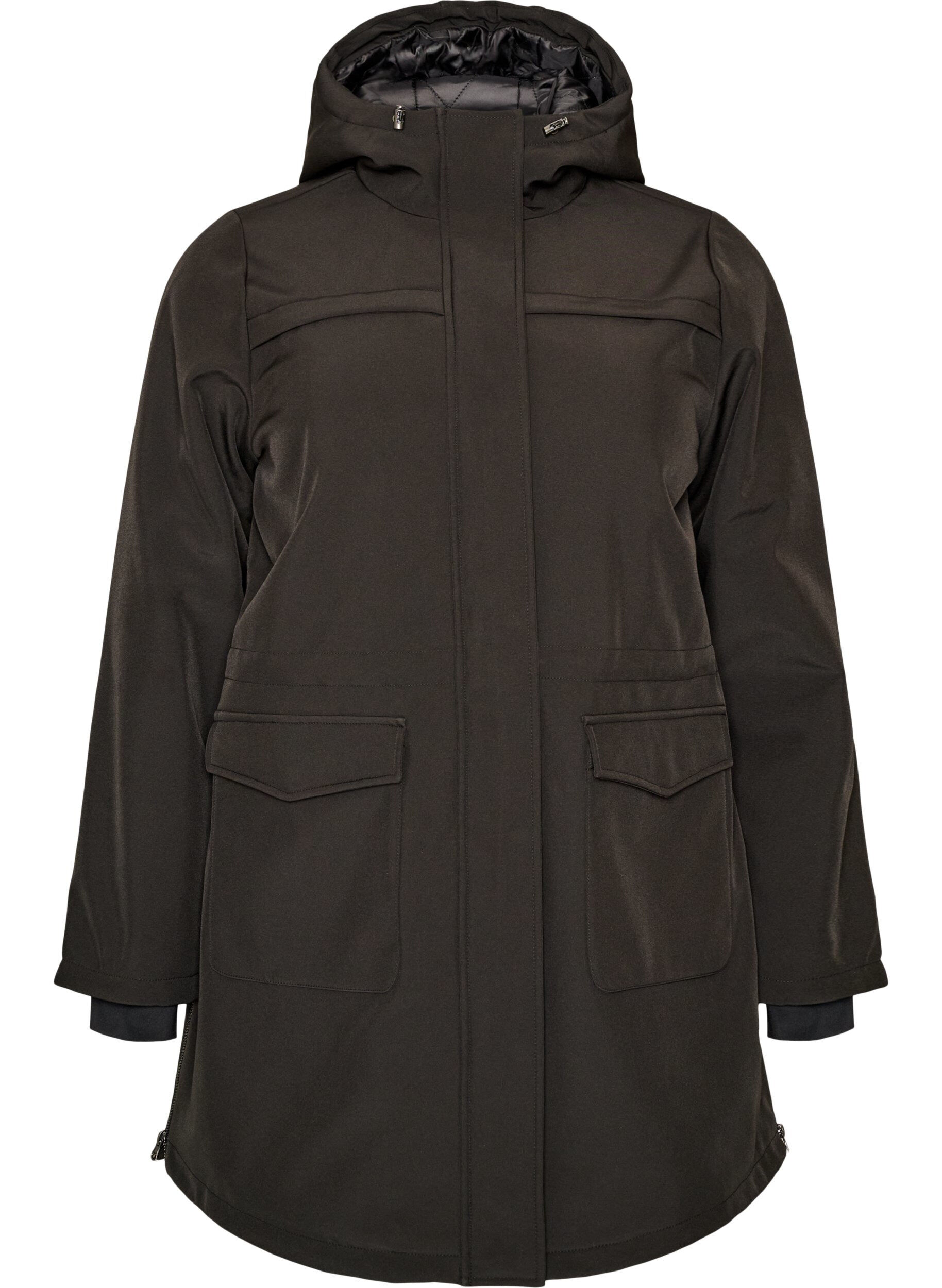 Wasserabweisende Softshell-Jacke mit Steppfutter