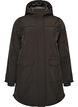 Wasserabweisende Softshell-Jacke mit Steppfutter, Schwarz, Packshot image number 0