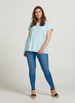 T-Shirt, Dream Blue Mel., Model image number 0