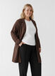 Lange Blazer mit Taschen, Braun, Model image number 0