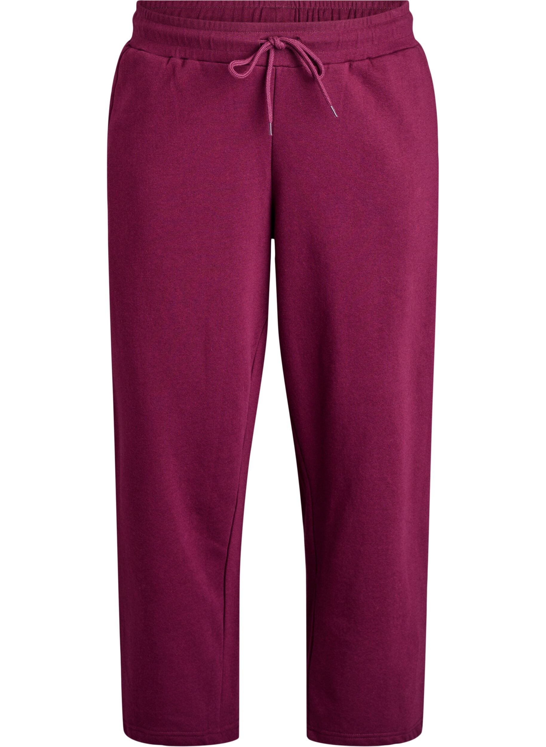 ZizziSweathose mit Taschen, Dunkles Bordeaux, Packshot image number 0