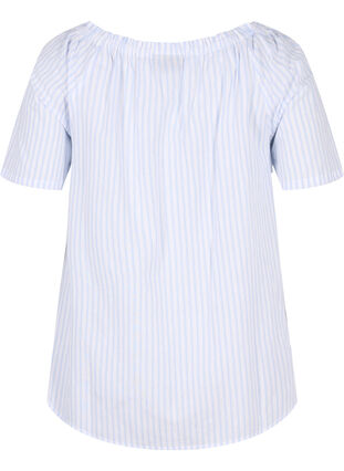 Bluse aus 100% Baumwolle, Kentucky Blue Stripe, Packshot image number 1