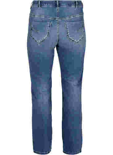 Hochtaillierte Regular Fit Gemma Jeans, Light blue denim, Packshot image number 1