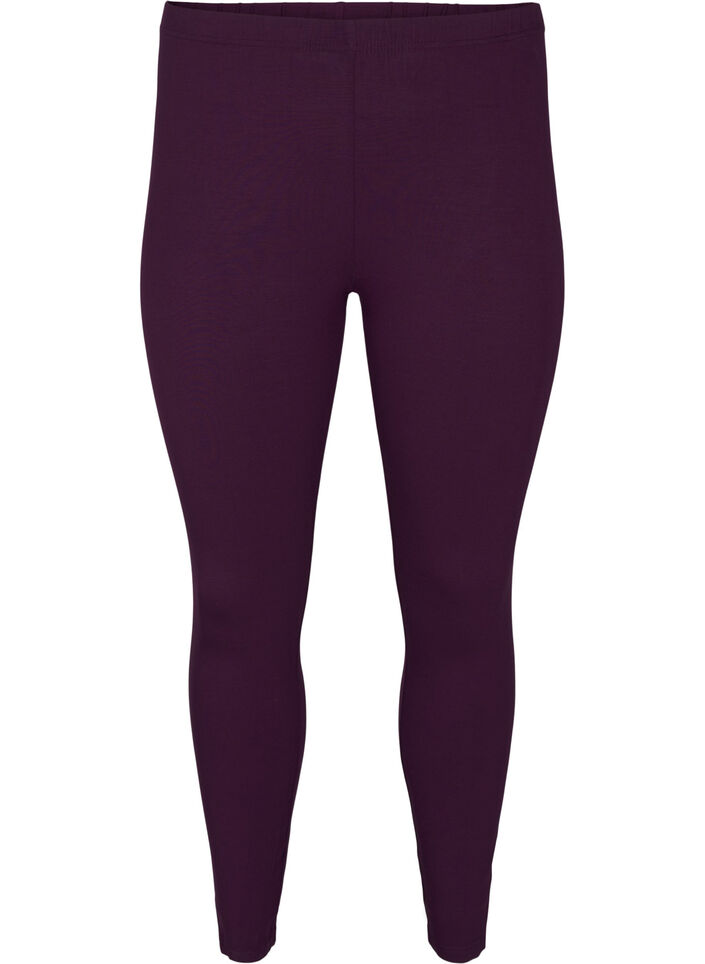 Basic Leggings aus Viskose, Lila, Packshot image number 0