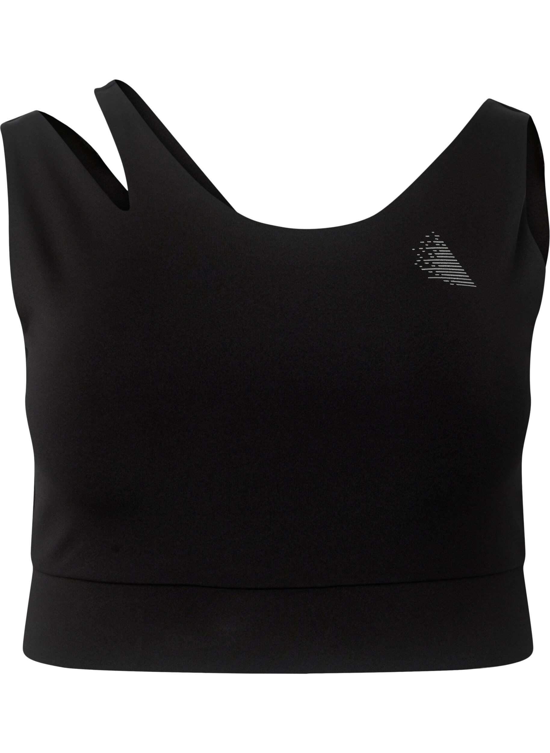 ZizziSport-BH mit Cut-Out, Black, Packshot image number 0