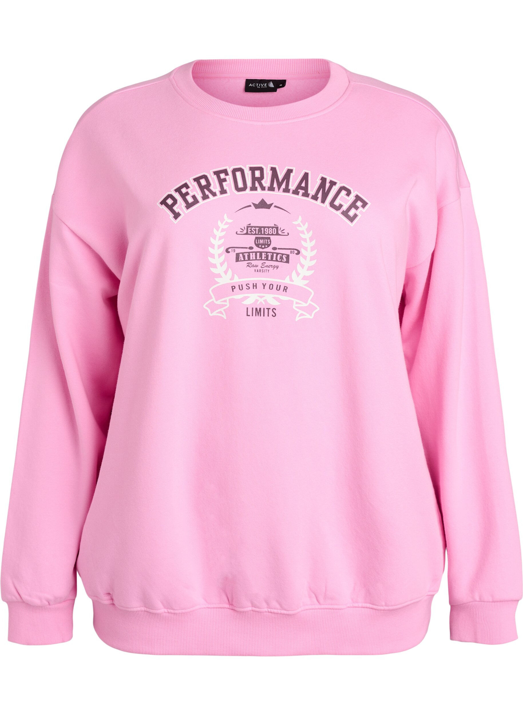 Sweatshirt mit Textprint