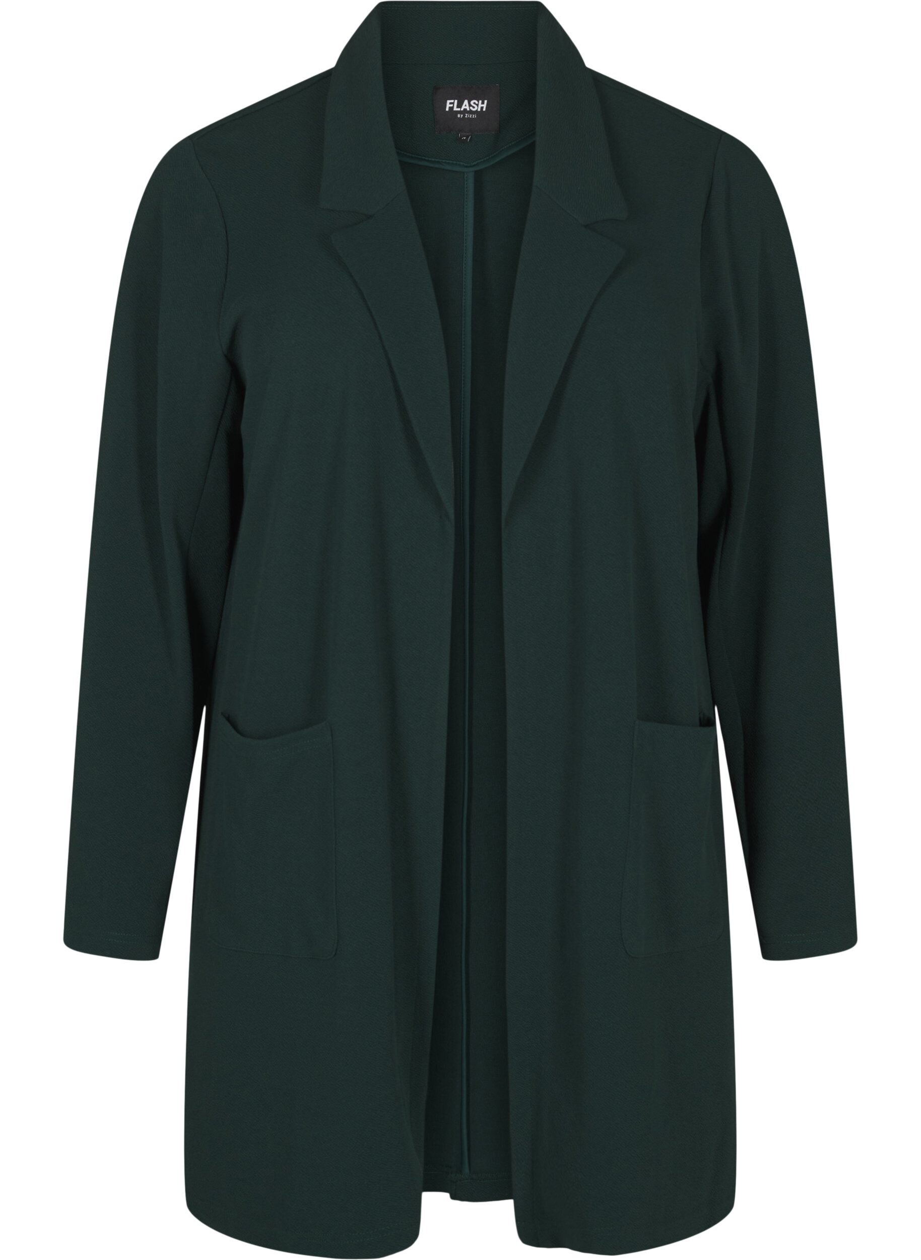 Lange Blazer mit Taschen