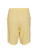 Lockere Shorts aus Baumwollmusselin mit hoher Taille, Gelb, Packshot image number 1