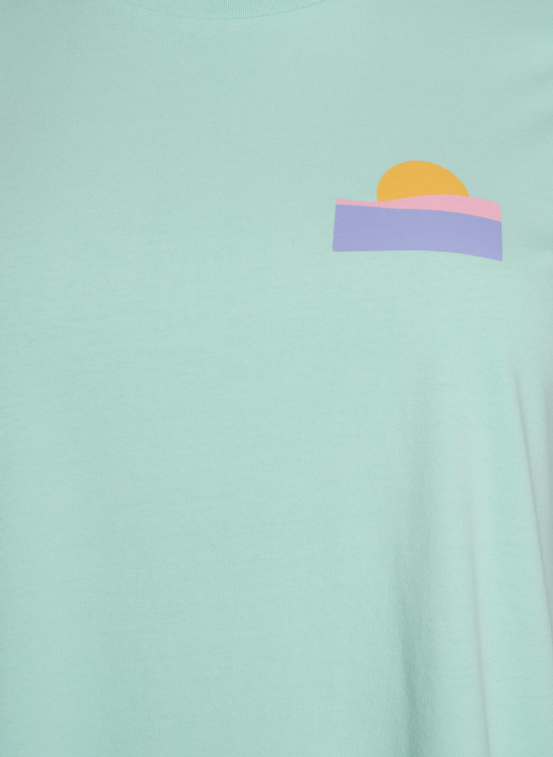 ZizziT-Shirt aus Bio-Baumwolle mit R&uuml;ckenprint, Gr&uuml;n, Packshot image number 2