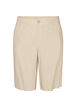 Hoch taillierte Bermudashorts aus Leinen und Viskose, Beige, Packshot image number 0